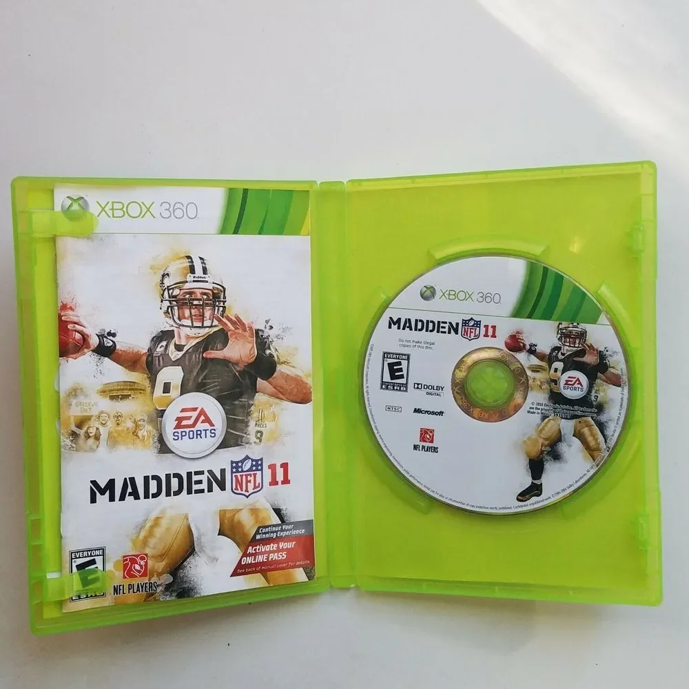 Madden NFL 11 (Microsoft Xbox 360, 2010) Excellent Condition